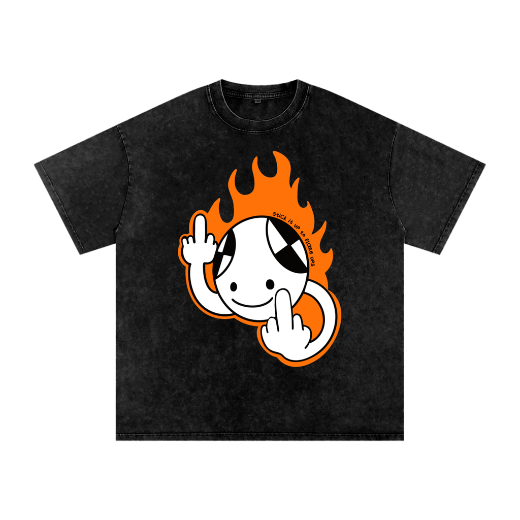 SIUTF Washed Oversized Cotton Tee