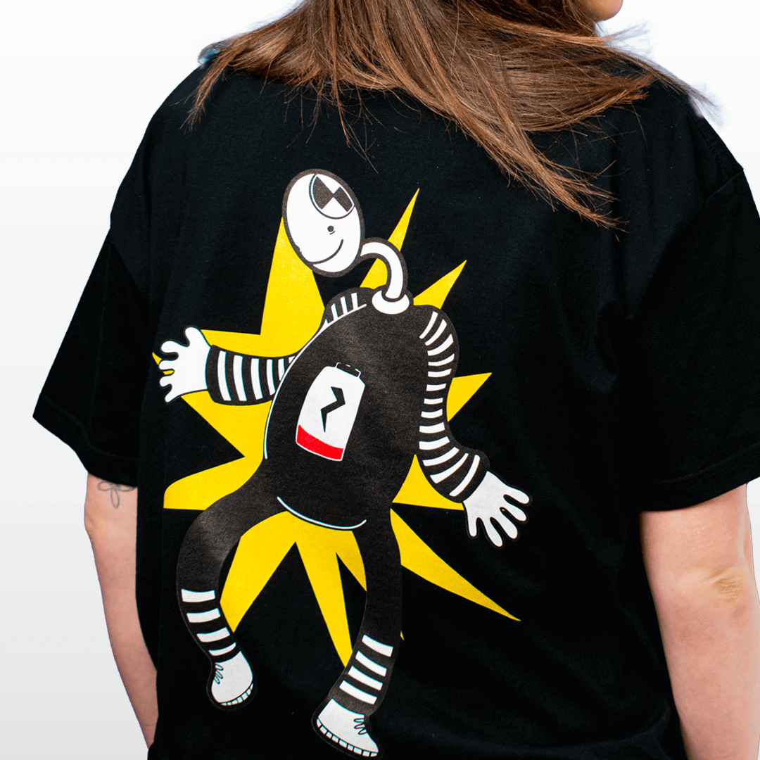 Running on 10% Oversized Tee